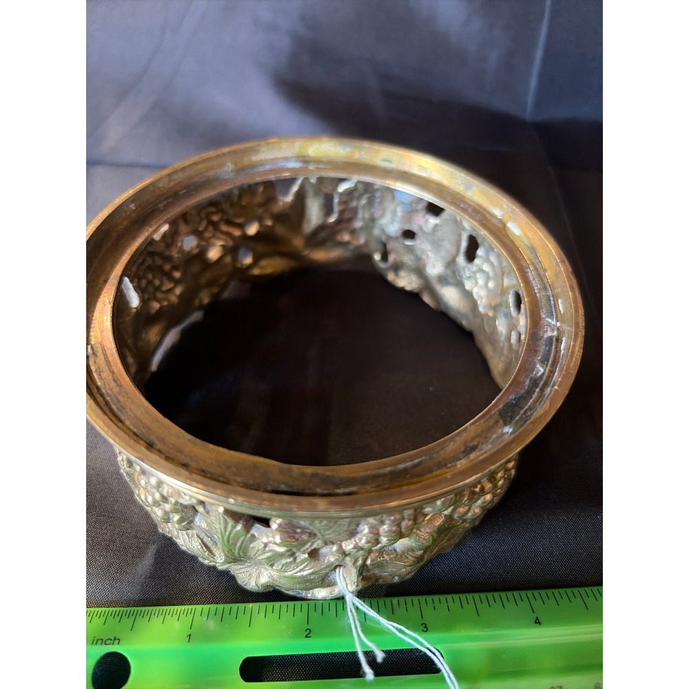 Brass bottle coster - Picture 4 of 4